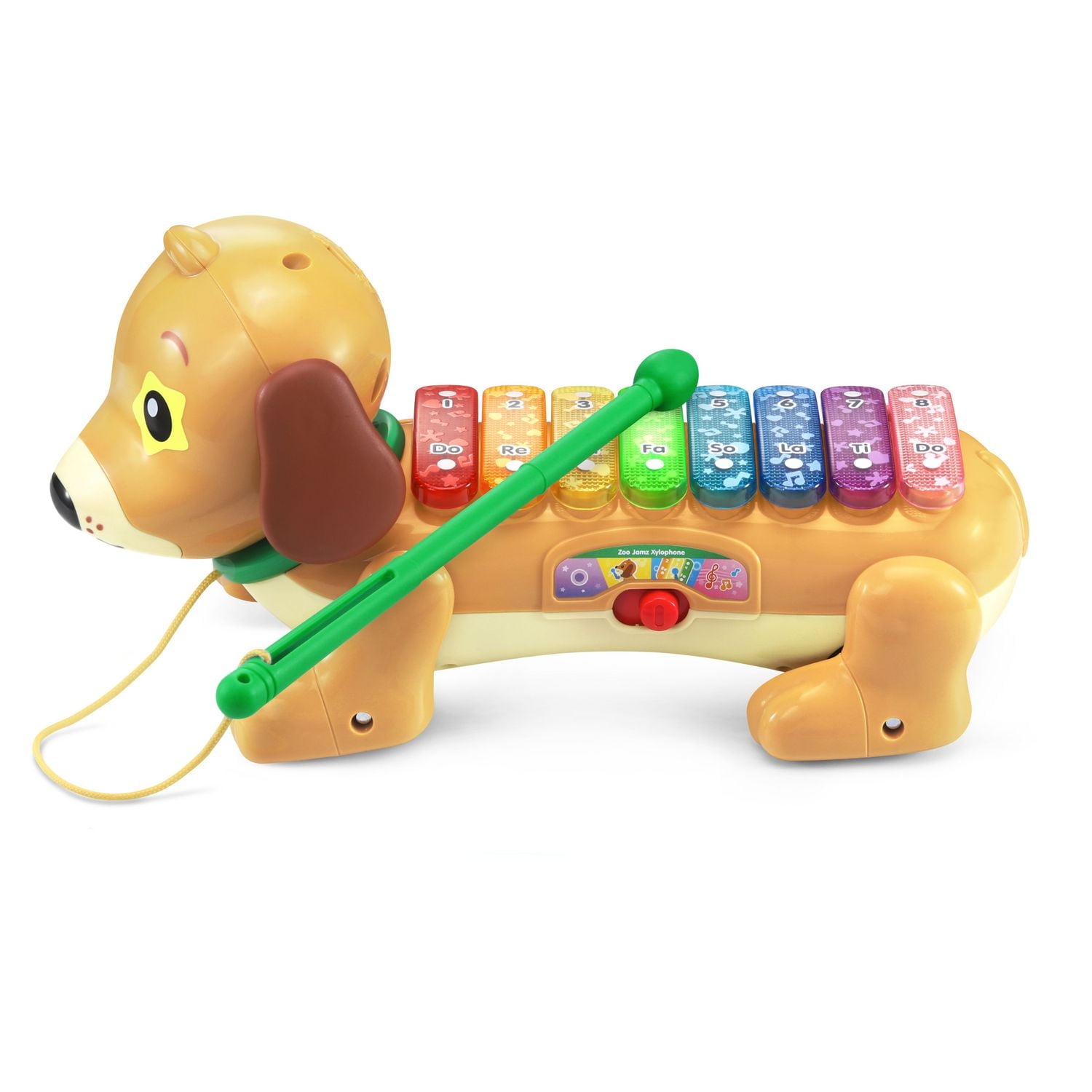 VTech Zoo Jamz Doggy Xylophone - Infant Musical Toy - English Version, 1.5-4 Years