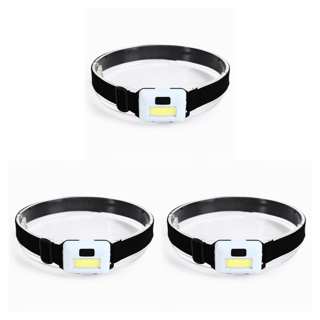 Linterna frontal LED Sonducket Luz de cabeza con pilas Lámpara de mochilero Blanco CBP227251