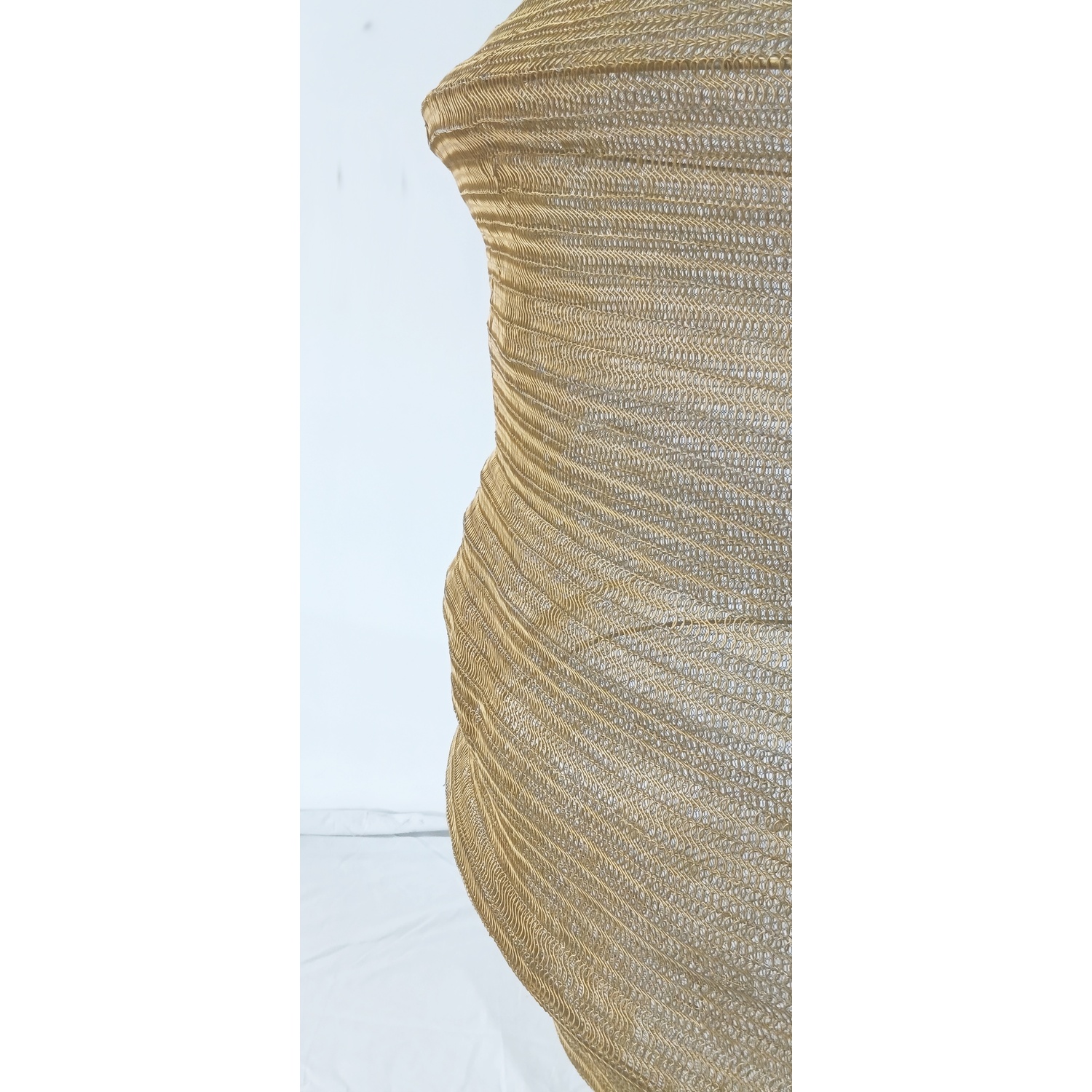 Design Living 5-Light Gold Powder Coat Chain Basket Chandelier
