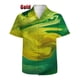 thumbnail image 3 of Camisa con estampado de pigmento en 3D para hombre, camisa informal de moda de manga corta con botones, camisas y blusas de talla grande para hombre, 3 of 5