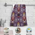 thumbnail image 5 of Dreamtimes Nutcracker Snowflakes Purple Hand Towels 2 PCS, Christmas Cute Soldier Kitchen Towel Ultra Soft and Highly Absorbent,Decorative Fingertip Face Towel for Bathroom Hotel, 28.3"x 14.4", 5 of 6