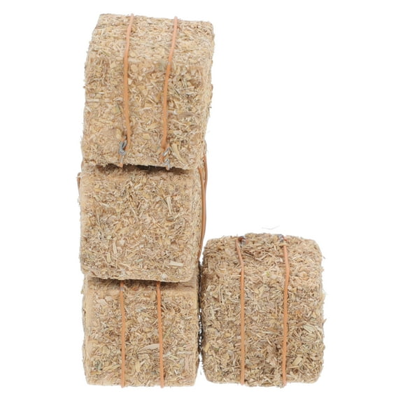 4 Pcs Haystack Model Mini Bunnies Dollhouse Duck Simulated Toy