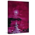 thumbnail image 2 of "Fuchsia Waters" Painting Print on Wrapped Canvas, 2 of 7