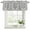 CadetBlue, variant on Beige Green Boho Curtain Valances for Windows, Kitchen Valance Window Treatments Panel 2 Pack, Medieval Vintage Ethnic Floral Abstract Rod Pocket Short Curtains for Bathroom Bedroom 42 x 12 Inch