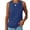 Dark Blue, variant on Womens Crew Neck Sleeveless Solid Color Casual Loose Fit Tee Summer Tank Tops
