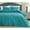 Teal, Crescent, variant on Chezmoi Collection Tencel Modal Blend Quilt Set Queen Size, Terracotta , Lightweight Soft Bedspread Crescent Stitched Quilt for All Seasons, 3-Piece