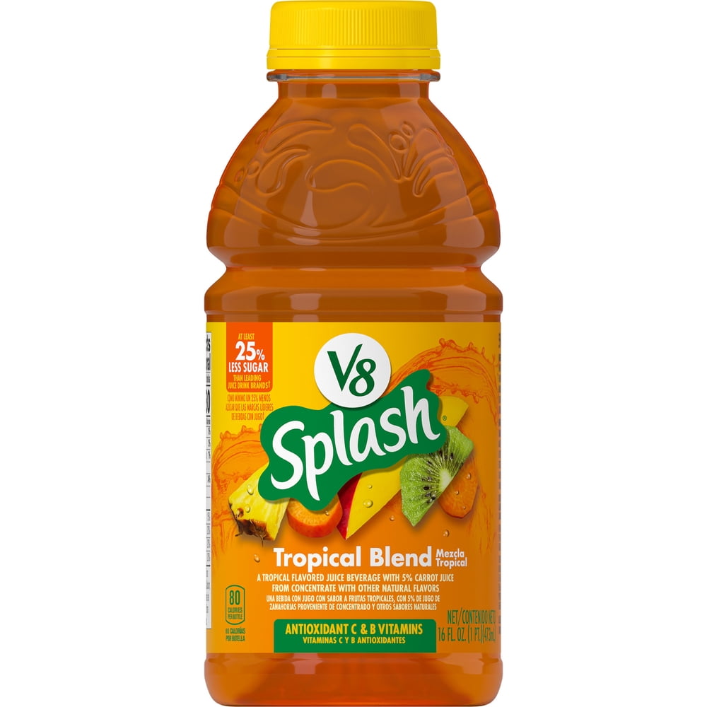 Campbell's V8 Splash Tropical Blend package