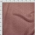 thumbnail image 4 of oneOone Cotton Cambric Brown Fabric Geometric Sewing Material Print Fabric By The Yard 42 Inch Wide, 4 of 4