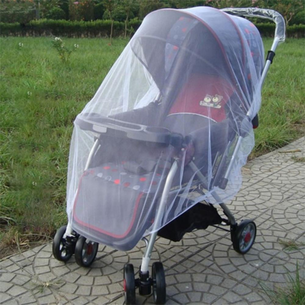 Clippasafe Pram & Carrycot Insect Net White Mesh Mosquito Repellent Cove Screen 