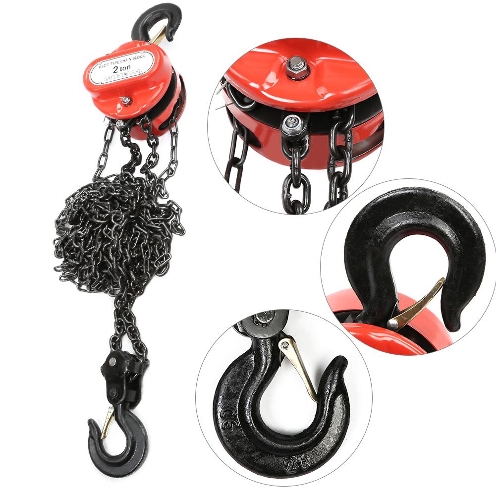 Tebru 2T Chain Puller Block Fall Chain Hoist Hand Tools Lifting Chain