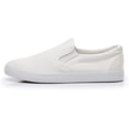 thumbnail image 2 of Women Canvas Slip-On Sneakers Soft Walking Shoes Rubber Sole Flat Loafers, 2 of 6