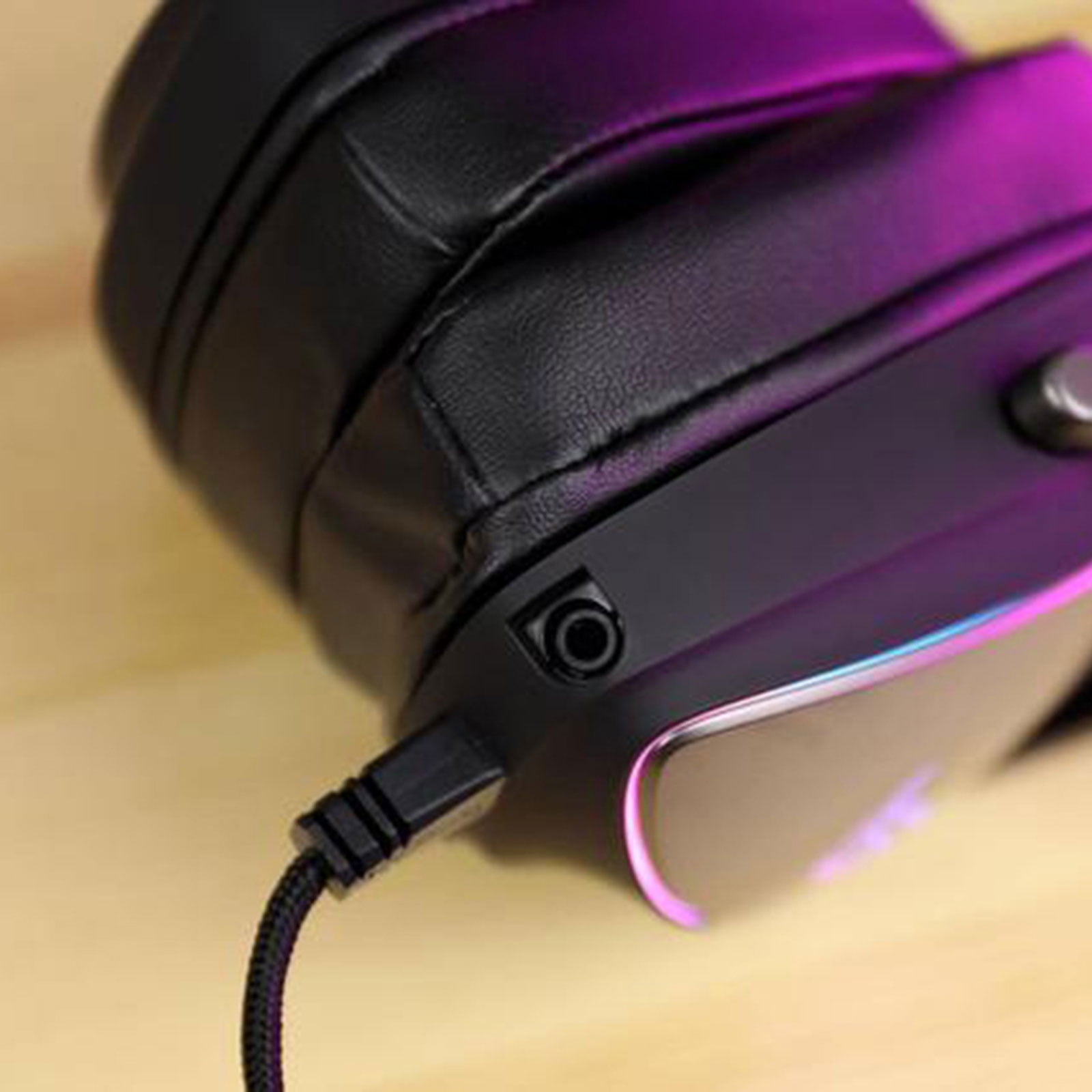 WINDLAND Earphone Cable Bare Wire Open End TRS 4 Pole Cord Soft PVC Line for ROG for Delta USB-C Gaming Headset