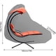 thumbnail image 2 of Funda para tumbona colgante con soporte, PU de doble capa 420d, accesorio para exteriores colgante de acero curvado súper impermeable y a prueba de polvo (hy), 2 of 5