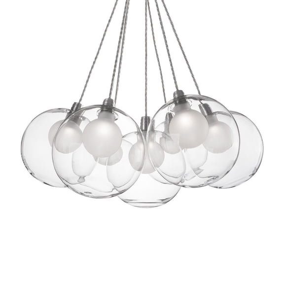 Kuzco Lighting Ch3117 Bolla 17" Wide Chandelier - Chrome
