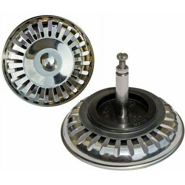 Cesta universal 7,6 cm (?80 mm) (?80 mm), para fregadero excéntrico / acero inoxidable