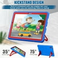 thumbnail image 5 of ELEHOLD Kids Friendly Case for Samsung Galaxy Tab S9/S9FE/S8/S7, Heavy Duty Shockproof Rugged Protective Case with Foldable Kickstand for Boys Children for Samsung Tab S9/S9FE/S8/S7,Blue+Red, 5 of 7