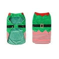 thumbnail image 4 of Todaioua Christmas Decorations Christmas Gifts Christmas Decor Christmas Ornaments Clearance Dog Clothes, Christmas Clothes With Lights, Green Comfortable Warm Dog Colored Lights Christmas Clothes, 4 of 8