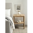 thumbnail image 7 of Kate and Laurel Talcott Mid-Century Rectangle Wood Side Table, 22 x 14 x 26, Natural Wood, Decorative Transitional Two Tier End Table for Use as a Bedroom Nightstand or Living Room Accent, 7 of 7