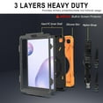 thumbnail image 4 of Étui de Protection en Silicone Rotatif pour Ipad Pro 12.9 2018 avec Sangle pour Prévention des Chutes, 4 of 5