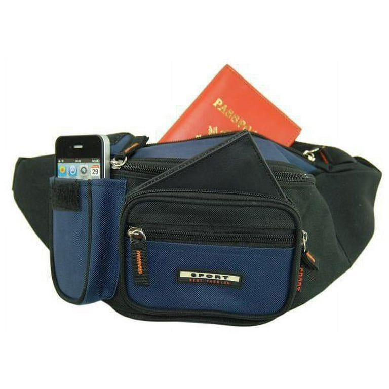 Poppy Faux Leather Fanny Pack Belt Bag Phone Pouch Waist Bag Chest Bag  Shoulder Purse for Men Women