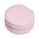 thumbnail image 5 of Organizador de joyas portátil y multifuncional con espejo de PU Rosa, 5 of 9