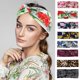 thumbnail image 2 of Peluca de anacardo de primavera y verano, banda para el cabello cruzada para mujer, accesorios para el cabello anudados con estampado fino deportivo bohemio, 2 of 6