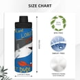 thumbnail image 3 of Pofeuu Shark With Sunglasses and Lobste Print 18oz Sports Insulated Kettle Stainless Steel Vacuum Water Bottle Leakproof Sport Flask, 3 of 7