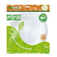 thumbnail image 1 of 10 Pieza Plato Biodegradable Ecofriendly Bagazo De Caña Party Is On N°9 Eventos Decoraciones Fiestas Adornos, 1 of 3