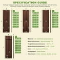 thumbnail image 6 of Resenkos Decorative Faux Shutters, Sturdy, Hassle-Free Design for Indoor & Outdoor Use, 14"x55", Red, 6 of 12
