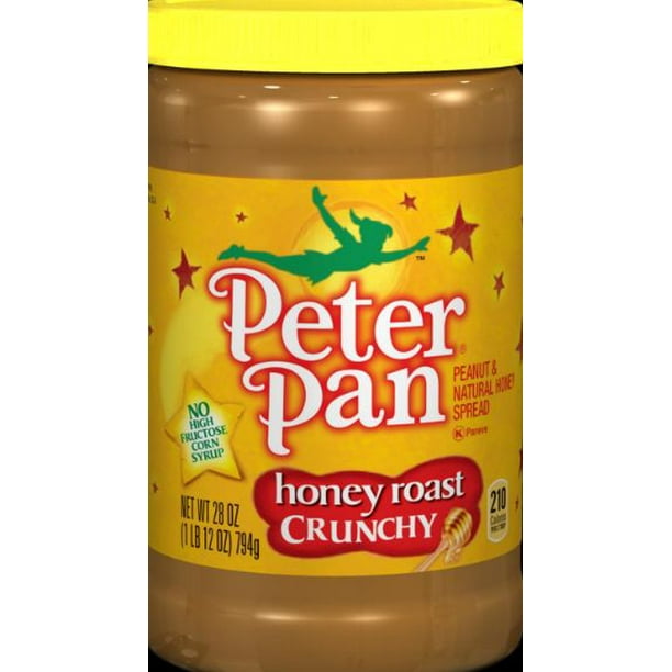 3 Pack Peter Pan Crunchy Honey Roast Peanut Spread 28 Oz Walmart Com