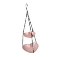 thumbnail image 2 of Vsenkes Hanging Birdfeeder Creative Ideal Gifts Bird Bath for Balcony Porch Courtyard Pink, 2 of 9
