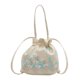 thumbnail image 1 of Bolso de hombro de Hanfu lindo bolso de cubo con cordón para celebración regalo de mujeres Azul, 1 of 7