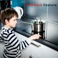 thumbnail image 5 of GIONIEN 4 Burner Electric Cooktop, 220V~240V Built-in 24" Induction Cooktop,6400W, 5 of 7