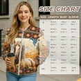 thumbnail image 7 of DISNIMO Horse Printed Sweatshirts for Women Sunflower Aztec Printed Jackets Long Sleeve Outwear Zip Front Sweatshirt Jacket with Pockets, XL, 7 of 7