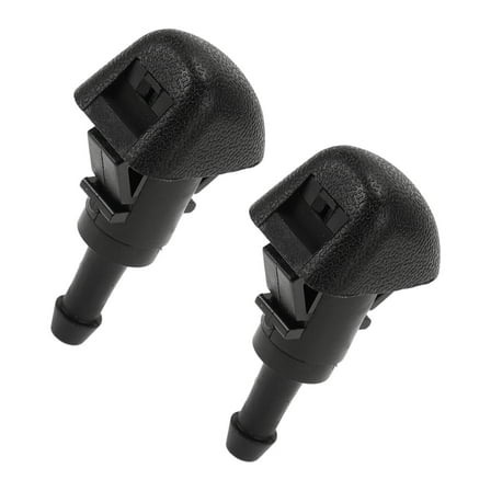 2pcs Front Windshield Washer Nozzles for Subaru Outback 2010-2014 for Subaru Legacy 2010-2014 Black