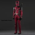 thumbnail image 5 of Nuevo disfraz de Deadpooling 3, disfraz de Wade Winston Wilson, mono con cinturón, disfraz de película, traje de antihéroe para Halloween, 5 of 5