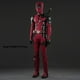 thumbnail image 5 of Nuevo disfraz de Deadpooling 3, disfraz de Wade Winston Wilson, mono con cinturón, disfraz de película, traje de antihéroe para Halloween, 5 of 5