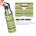 thumbnail image 4 of Yayeee 33oz Insulated Water Bottle Double Wall Stainless Steel with Flip Straw Lid, Black Martini, 4 of 7