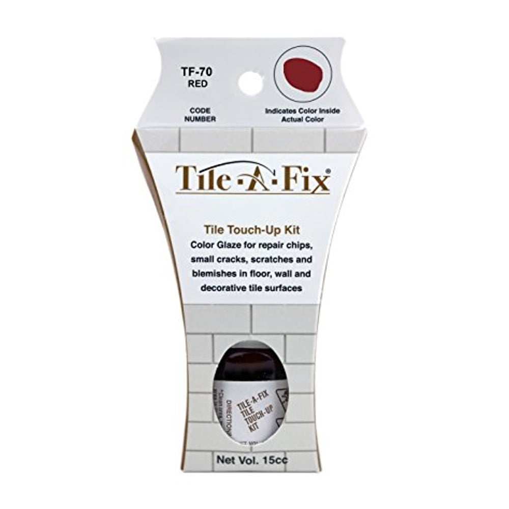 Tile-a-Fix Tile Touch up Repair Glaze for All Tile - Red (TF-70)