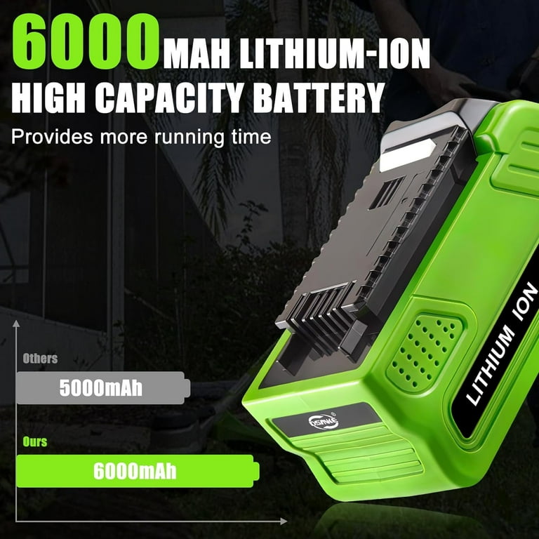 Batterie 40V 5Ah Li-ion GWG40B2 pour outils GreenWorks 40V Lithium