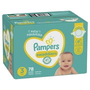 Pampers Swaddlers Diapers, Soft and Absorbent, Size 3, 78 Ct