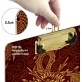thumbnail image 4 of FMSHPON Dragons Clipboard Hardboard Wood Nursing Clip Board and Pull for Standard A4 Letter 13x9 inches, 4 of 8