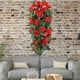 thumbnail image 1 of Artificial Flower Rattan Fake Plant Vine Decoration Wall Hanging Roses Home Decor Accessories Wedding Decorative Wreath Wall-Mounted Flower Basket, 1 of 6