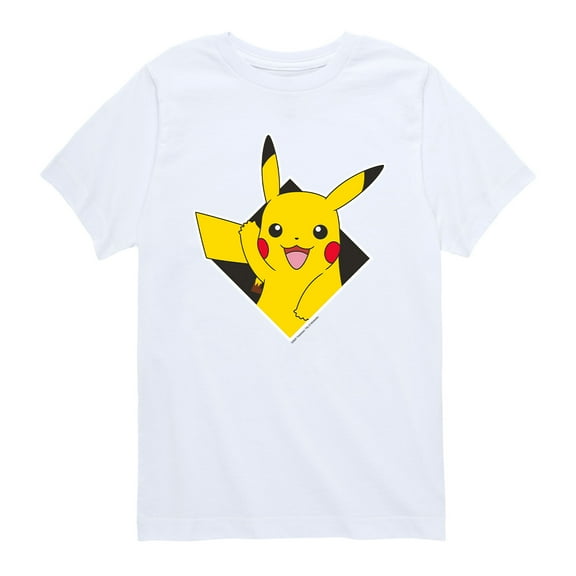 Pokémon - Diamond Pikachu- Youth Short Sleeve Graphic T-Shirt