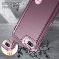thumbnail image 3 of ULAK iPhone 8 Plus / 7 Plus / 6 Plus / 6s Plus Case, Heavy Duty Shockproof Bumper Phone Case for Apple iPhone 8Plus 7Plus 6Plus 6SPlus for Boys Men Women Girls, Purple, 3 of 8