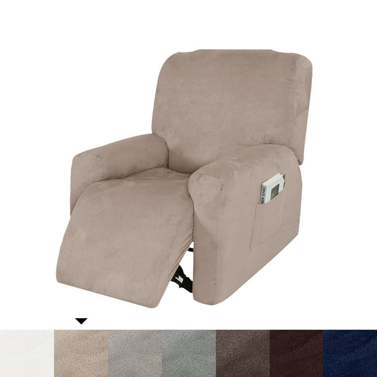 Suede recliner online cover