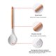 thumbnail image 4 of Silicone Cooking Utensil Set Non-stick Kitchen Utensils Set 11 PCS Heat Resistant Kitchen Tools with Wooden Handle, 4 of 5
