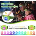 thumbnail image 3 of EverBrite LED Headlamp Rechargeable Kids Headlamp with RGB Mode and Adjustable Headband, 3 Modes Multicolor Headlamp for Camping, Reading, Exploring, Halloween, Christmas, 3 of 5