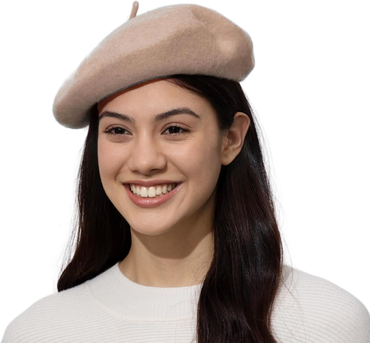 YooGuoGuo French Beret Hats Punk Iron Ring Beret for Women  display picture 2