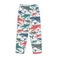 thumbnail image 5 of Bingfone Pajamas For Women,Colorful Shark Pajama Pants With Pockets-Small, 5 of 9